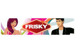 Frisky Display Sign