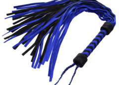 Black and Blue Suede Flogger