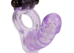 Double Diver Dual Penetration Vibrating Cock Ring