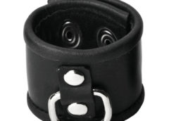 Leather Ball Stretcher with D-Ring - 1.75 Inches