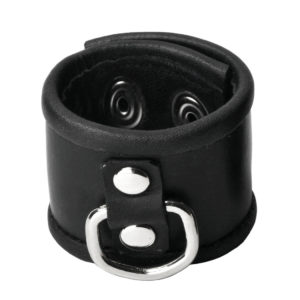 Leather Ball Stretcher with D-Ring - 1.75 Inches