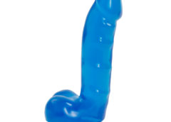 Jelly Jewel Cock with Suction Cup Sapphire
