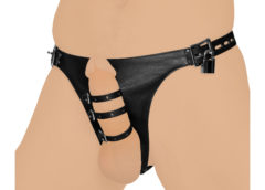 Strict Leather Harness with 3 Penile Straps