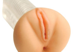 Cyberskin Ice Action-View Pussy and Ass Stroker