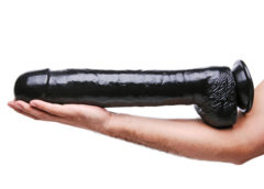 The Black Destroyer Huge 16.5 Inch Dildo