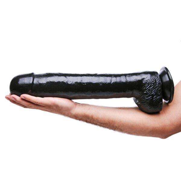 The Black Destroyer Huge 16.5 Inch Dildo