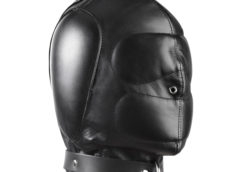 Padded Leather Hood - SmallMedium