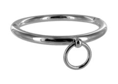 Ladies Rolled Steel Collar with Ring