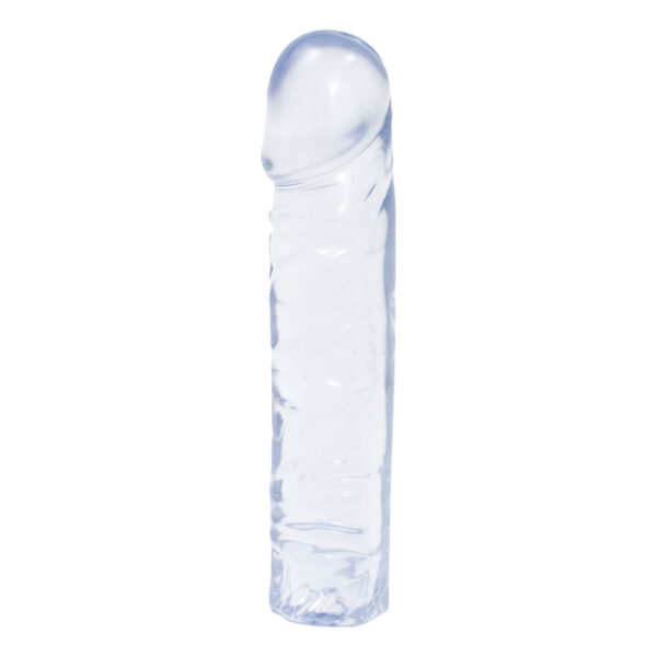 Crystal Jellies Classic 8 Inch Dong - Clear