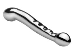 Steel Elegance Dual Ended Dildo