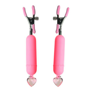 Pink Crush Vibrating Nipple Clamps