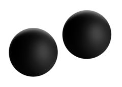 Marquis Velvety Ben Wa Balls - Black