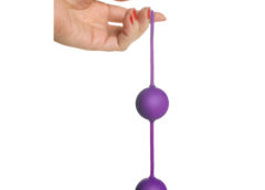 Twin Silicone BenWa Beads - Purple