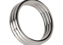 Echo 1.75 Inch Stainless Steel Triple Cock Ring