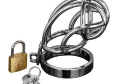 Captus Stainless Steel Locking Chastity Cage