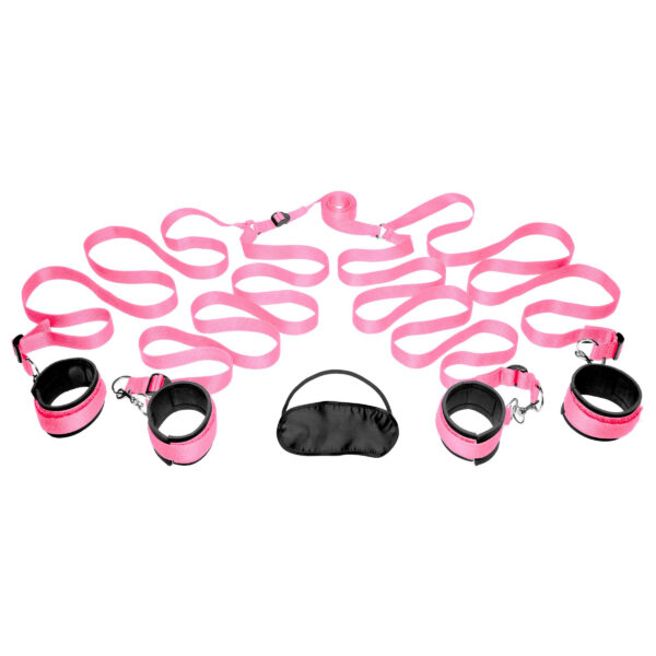 Frisky Pink Bedroom Restraint Kit