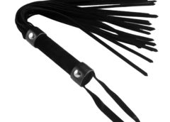 Short Suede Flogger - Black