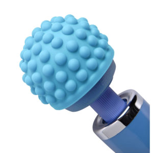 Wand Essentials Blue Massage Bumps Silicone Attachment