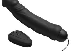 Ivan 10x Mode Remote Vibrating Silicone Dildo