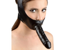 Latex Face Fucker Strap On Mask