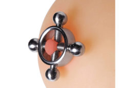 Stainless Steel Rings of Fire Nipple Press Set