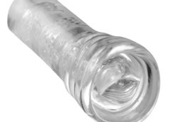 Lusty Lips See Through Masturbation Sleeve