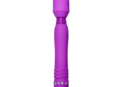 Precious Pleasure Gem Accented Wand Massager