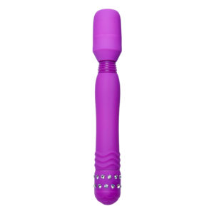 Precious Pleasure Gem Accented Wand Massager