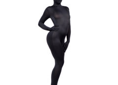 Zentai Full Body Spandex Suit- Black