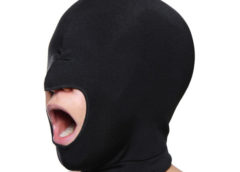 Blow Hole Open Mouth Spandex Hood