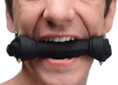 Silicone Bone Gag - Black