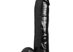 Towering Tyrone 11 Inch Black Dildo