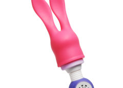 Silicone Bunny Attachment for Small Wand Massagers