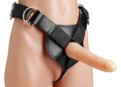 Flaunt Heavy Duty Strap On Harness with Dildo