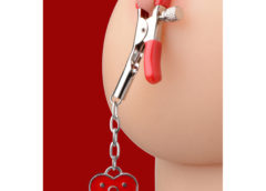 Captive Heart Padlock Nipple Clamps