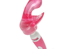 Pink Compact Wand with G-Spot Attachment Kit