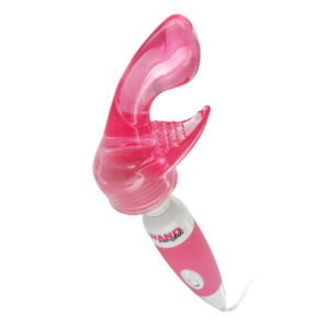 Pink Compact Wand with G-Spot Attachment Kit