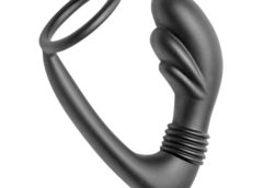 Cobra Silicone P-Spot Massager and Cock Ring