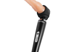 Strap Cap Vibrating Wand Harness Kit with Dildo