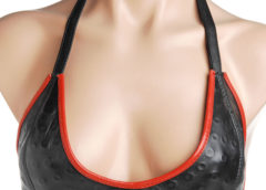 Leather Training Bra with Spikes