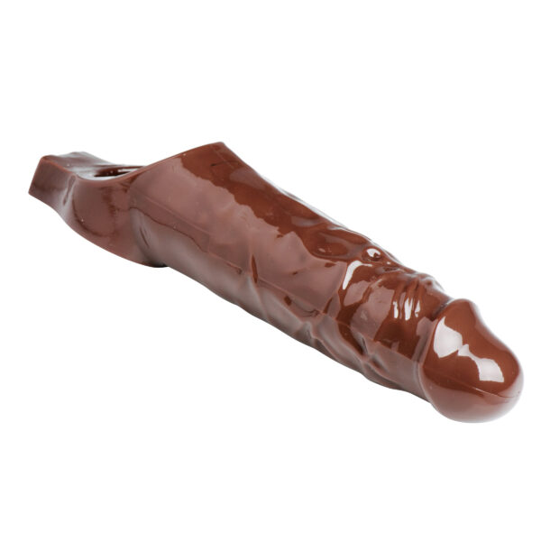 Really Ample Penis Enhancer Sheath- Brown