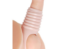 Really Ample Ribbed Penis Enhancer Sheath