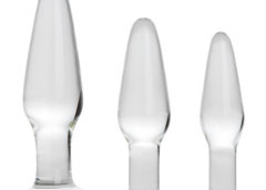 Dosha 3 Piece Glass Anal Plug Kit