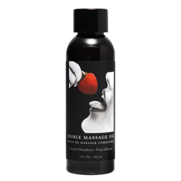 2 Ounce Edible Massage Oil- Strawberry