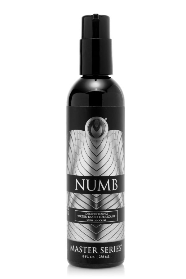 Numb Desensitizing Water Based Lubricant with Lidocaine - 8 oz