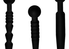 Dark Rods 3 Piece Silicone Penis Plug Set