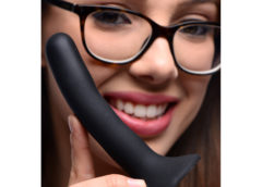 Black Silicone Strap-On Dildo - Small