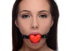 Heart Beat Silicone Heart Shaped Mouth Gag