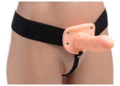 Erection Assist Hollow Strap-on Flesh