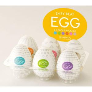 Easy Beat Egg Six Color Masturbator Six Pack